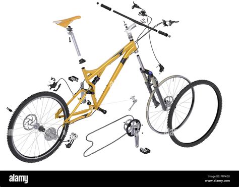 Image result for Bicycle Exploded-View