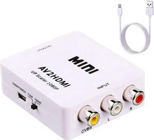 Dotinwala. HDMI Adapter 0.02 m AV to HDMI Converter, RCA to HDMI, BD&M ...