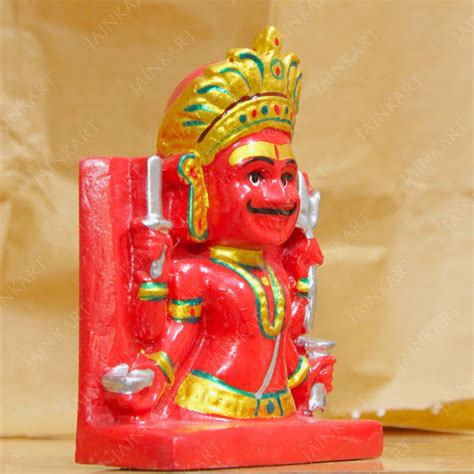Nakoda Bhairav Idol (Size - 5 inches) - Buy Jain Nakoda Bhairav Idol ...