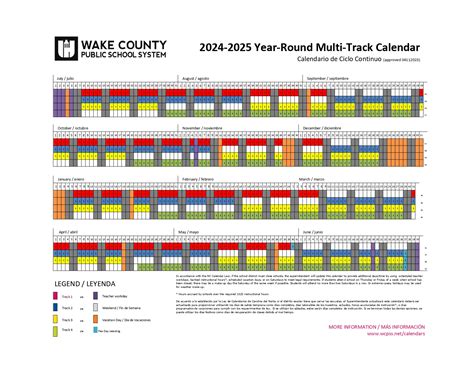 Wake County School Calendar 2024 2025 Academic Year ...