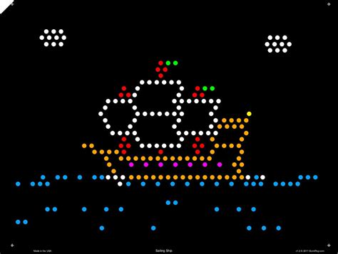Original Lite Brite Templates: Things That Go | Classic Lite Brite ...