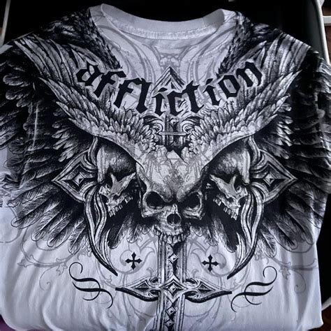 Affliction Men's T-shirt $30.00 in 2025 | Affliction, Skull shirts ...