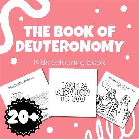 Deuteronomy Bible Coloring Book for Kids – Fun & Educational Christian ...
