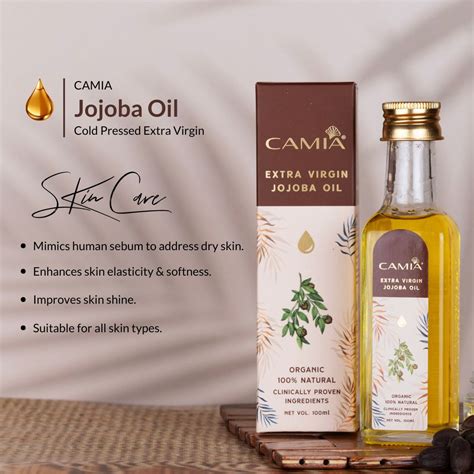 Cold Pressed Jojoba Oil Extra Virgin 100ML – CAMIA