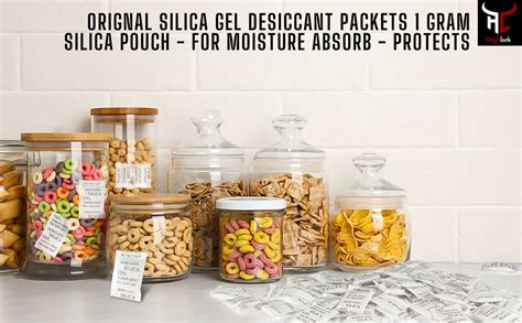 Highlark® Silica Gel Desiccant Packets 2 Gram Silica Pouch - for ...