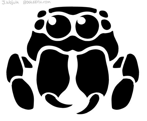 Spider Pumpkin Carving Pattern - Printable Free Templates