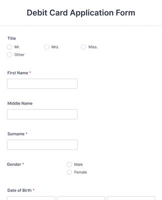 Image result for Debit Card Sign Up