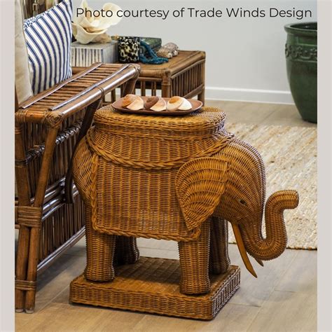 Wicker End Tables
