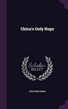 Buy China's Only Hope Book Online at Low Prices in India | China's Only ...