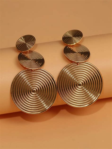 Round Drop Earrings | SHEIN USA