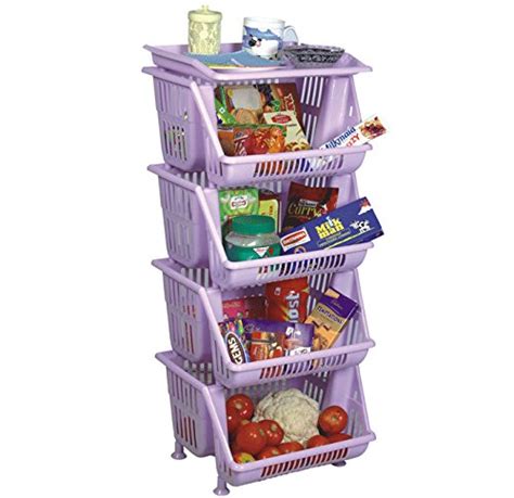 Aristo SPACIO Rack 4 Layer Plastic Rack for Kitchen, Offices, Home ...