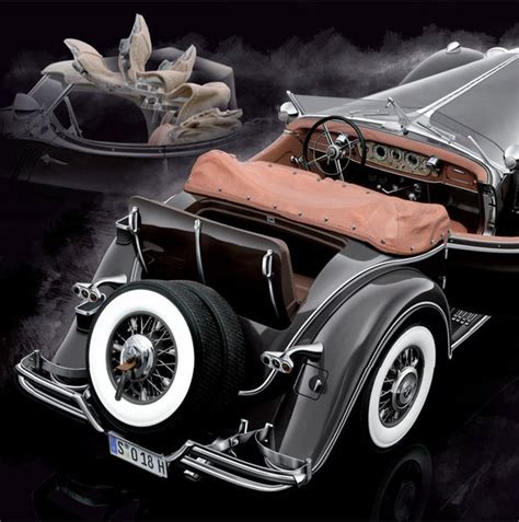 1934 Mercedes-Benz 500K Spezial Roadster 1:12 Bauer diecast Scale Model ...