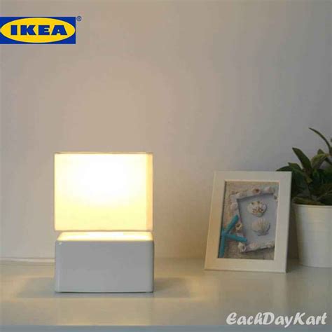 IKEA VISSLEBO Table lamp, ceramic white - IKEA - IKEA Table Lamps ...