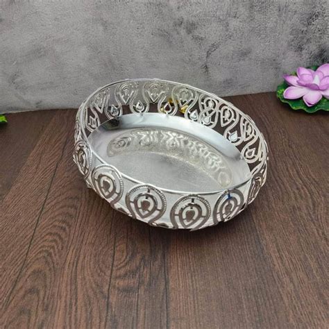 GS leaf design Tray GT-182 – onesilver.in