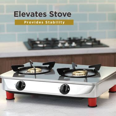 Set of 4 Gas Stove Legs + Free Gas Cleaning Brush (GAS4) – Naaptol