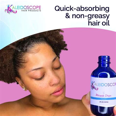 KALEIDOSCOPE MIRACLE DROPS Hair Oil, Tea Tree Leaf, Peppermint & Aloe ...