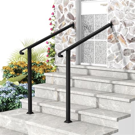 MIDHAM 3.3-in x 46.7-in Black Finished Wrought iron Interior/Exterior ...
