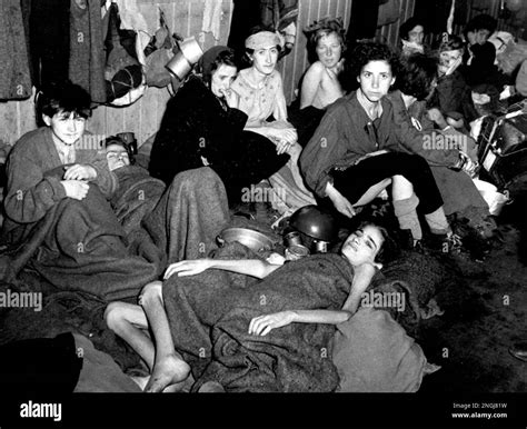 Women and children, some of over 40,000 concentration camp inmates ...