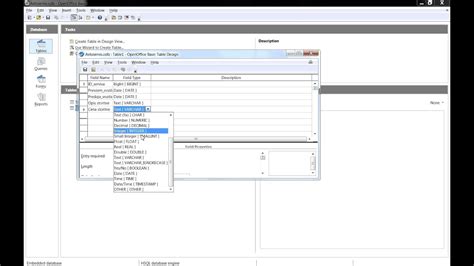 OpenOffice CreateTable Command 的图像结果