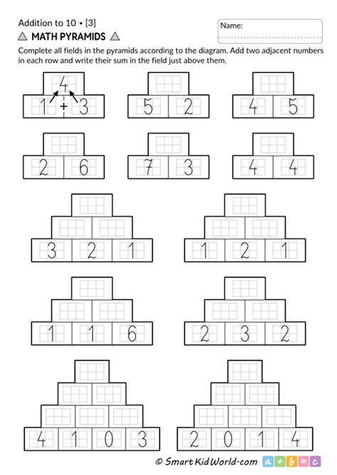 Image result for Maths Addition Pyramid