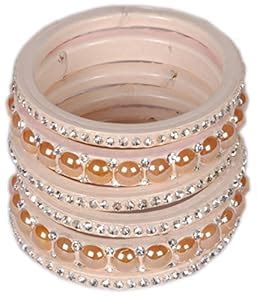 Buy VR White Lakh Handmade Bangle Set for Women (Set of 6) at Amazon.in