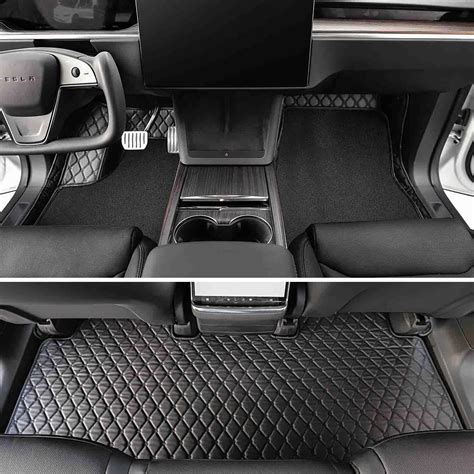 Snapklik.com : Tesla Model X 2022 2023 2024 5 Seat Floor Mats Liners ...