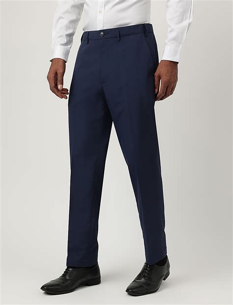 Buy Regular Fit Checked Trousers at Marks & Spencer