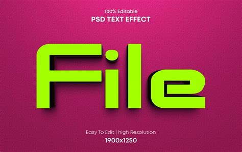 Image result for 3D Text Effect PSD File