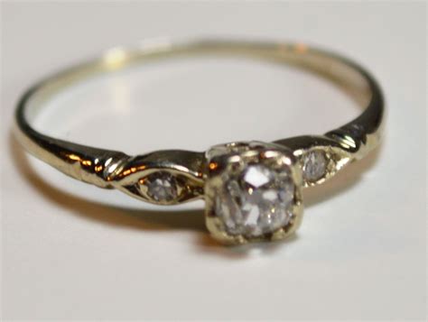 Antique European Cut Diamond Ring from the late 1800's. Exquisite ...