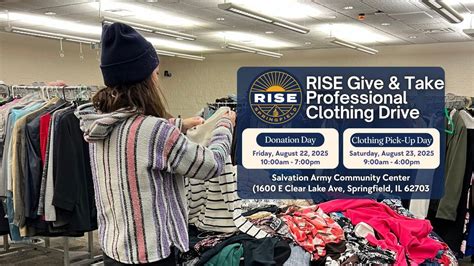 RISE Give & Take Professional Clothing Drive: Clothing Pick-Up Day, The ...