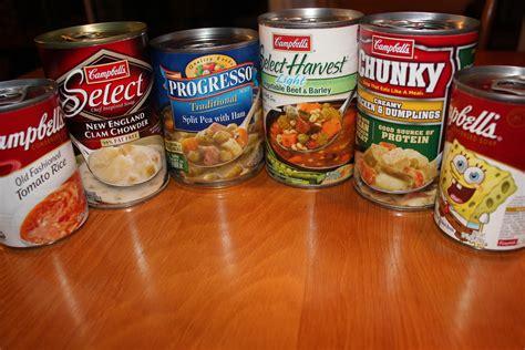 canned soup brands
