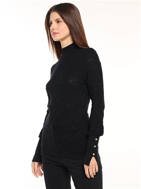 Knitted Black Sweater