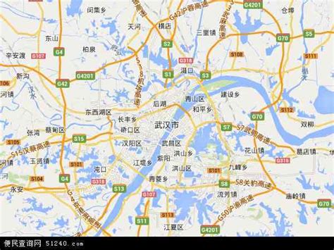 武汉市地图-
