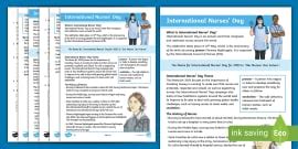 KS1 International Nurses' Day Differentiated Reading Comprehension