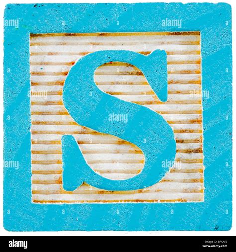 Childs Block Letter Stock Photo - Alamy