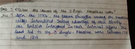 short note on three Anglo Maratha Wars - Brainly.in