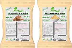 Activeland Multani Mitti And Sandalwood Powder (Chandan) for Face and ...