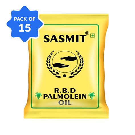 Sasmit RBD Refined Palmolein Oil 800 gm Pouch Pack of 15 Wholesalers ...