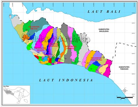 Map Jembrana Bali