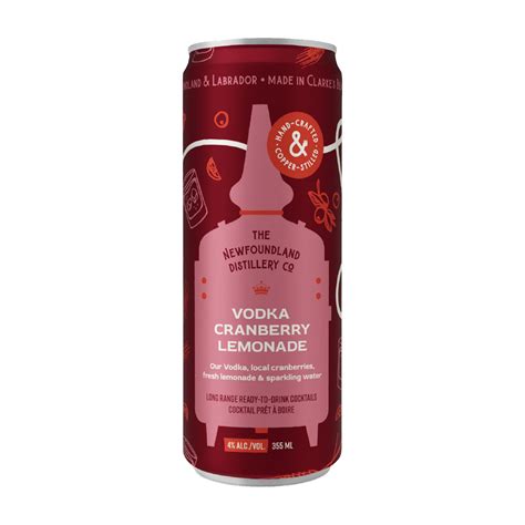 Vodka Cranberry Lemonade - The Newfoundland Distillery Co