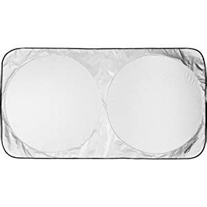 amazon basics Plastic Car Windshield Sun Shade| Lightweight, Durable ...