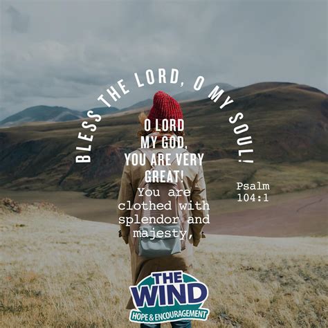 Verse of the Day - Psalm 104:1 | The Wind