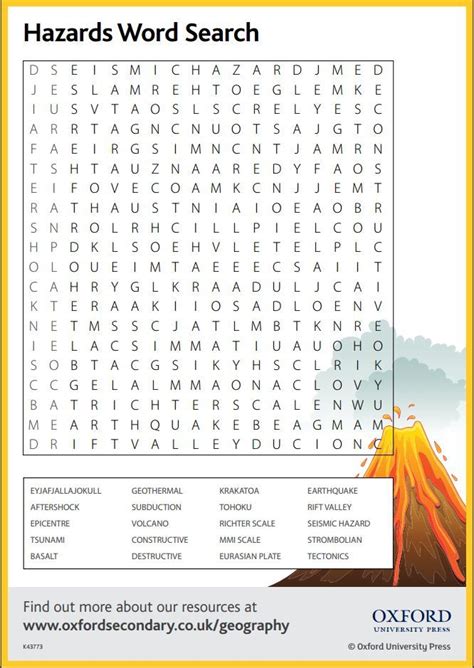 Image result for Geography Word Search Printable