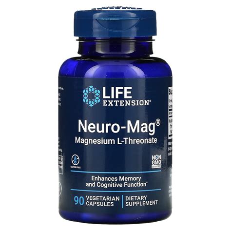 Life Extension Neuro-Mag Magnesium L-Threonate Supplement