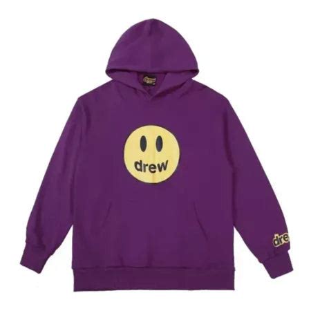 Drew House Drew Hoodie - Mascot Purple Price in India | Culture Circle