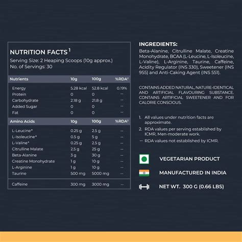 Buy NUTRABAY GOLD SPARK PRE WORKOUT - 300G GREEN APPLE 30 SERVINGS ...