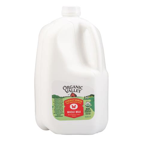 Get Organic Valley Organic whole milk gallons 128 oz Delivered | Weee ...