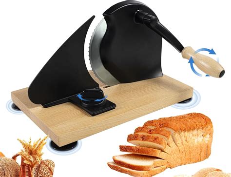 Amazon.com: Classic Manual Bread Slicer, Classic Hand Crank Home Bread ...