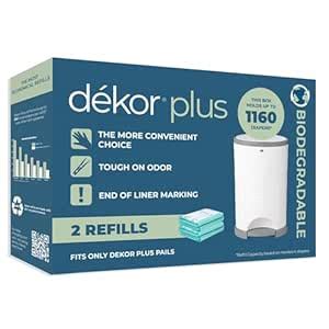 Buy Diaper Dekor Plus 2-Pack Refill Biodegradable Online at Low Prices ...