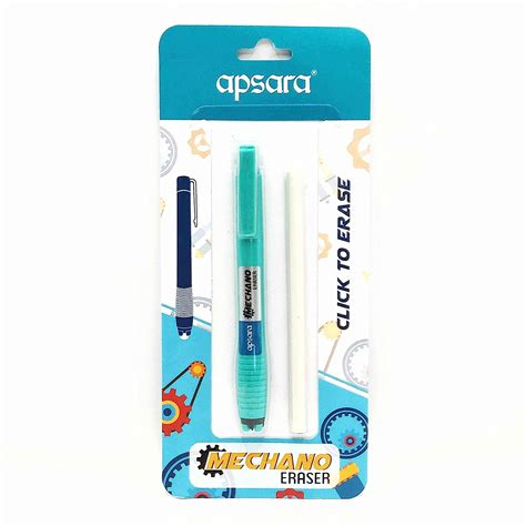 Apsara Mechano Eraser Pack of 3 : Amazon.in: Home & Kitchen
